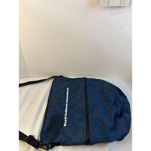 Royal Caribbean International Tote expandable mesh insert tote bag packable navy